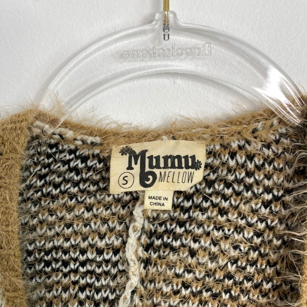 Show Me Your Mumu Cozi Cardi Golden Ears Eyelash Cardigan Womens S Cheetah Print View 4